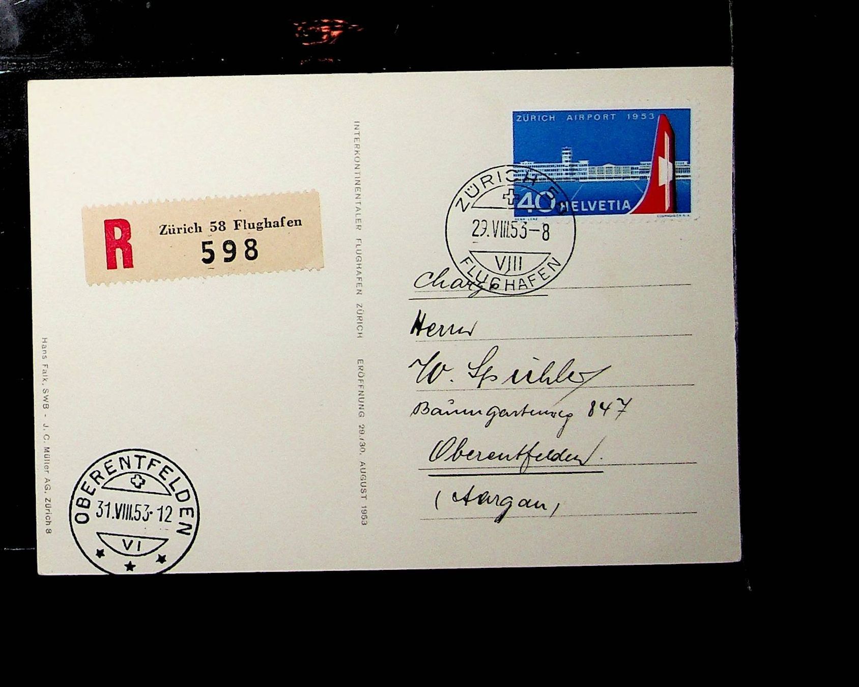 Tous les timbres: SUISSE RECOMMAND?E FDC 1953. SBK 45.00 /T593 – D'occasion à Estavayer-le-Lac par nane85
