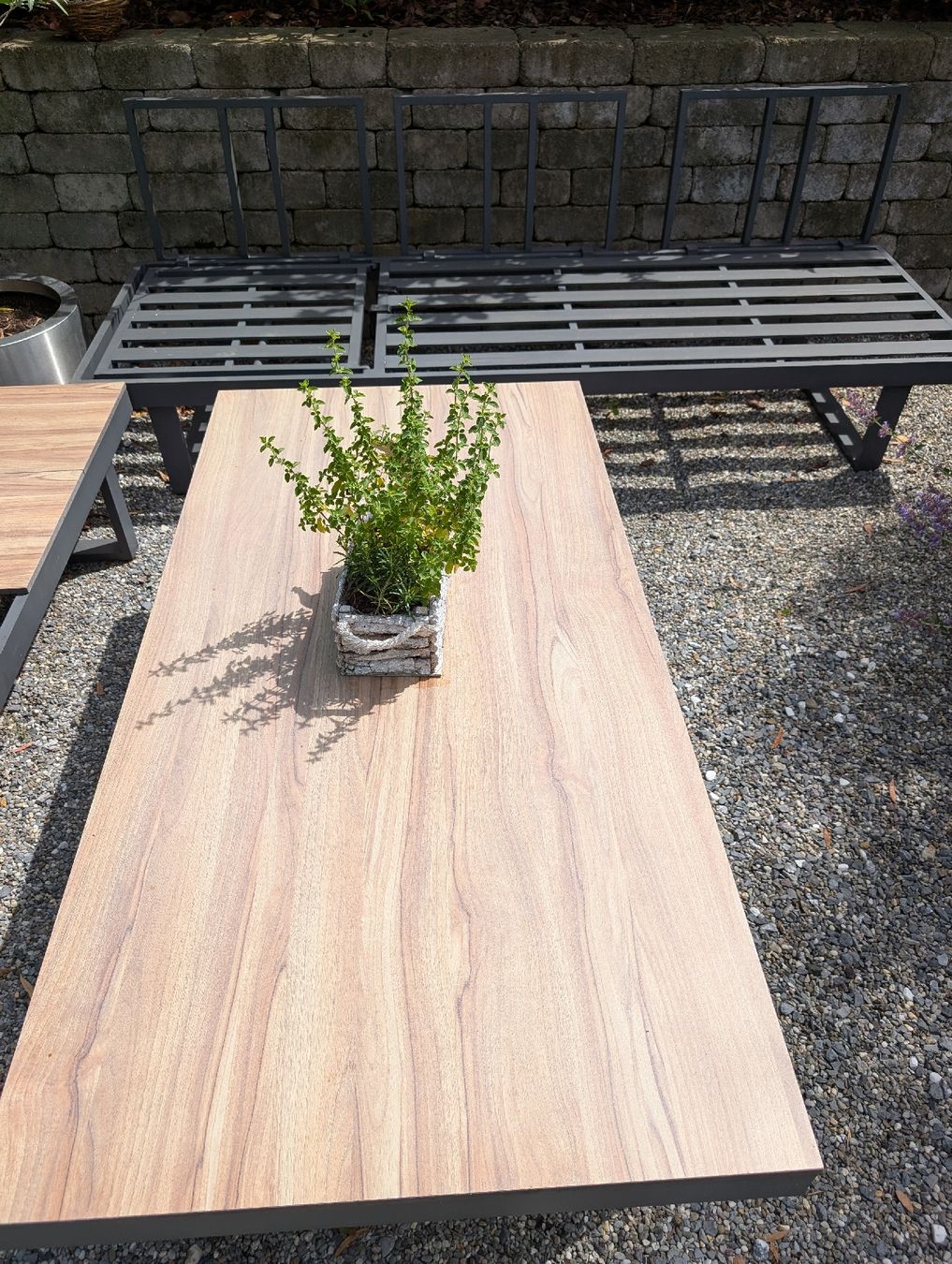 Divani: Moderne Gartenlounge (Set), grau – Usato da Rheineck venduto da den_q2zy 4