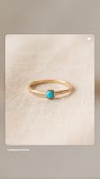 Bague fine et élégante plaqué or