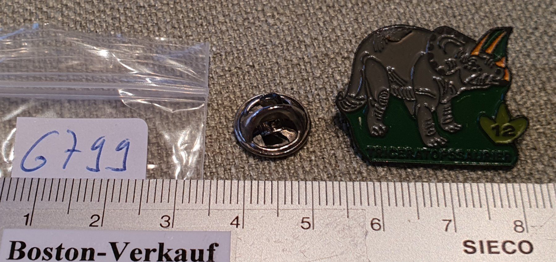 Placchette & Badge: G799 - Pin Dinosaurier – Usato da Reinach BL venduto da Boston-Verkauf 1