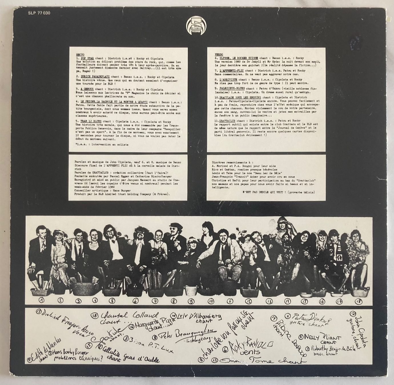 Schallplatten: LE BEAU LAC DE BÂLE - BAIGNADE STRICTEMENT INTERDITE – Gebraucht aus Poliez-Pittet von Newtown-Records 1