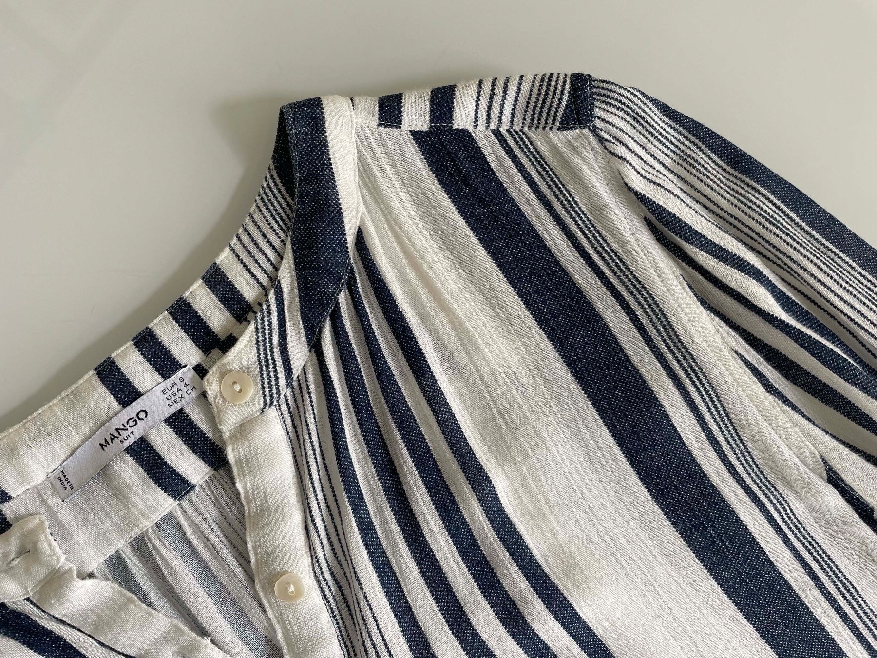 Mango Camicette: Camicia lunga stile tunica ideale come copricostume – Usato da Bellinzona venduto da Sveva-Style-Hunter 4