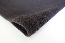 Schwarzer Fleece-Neckwarmer, anziehbar!