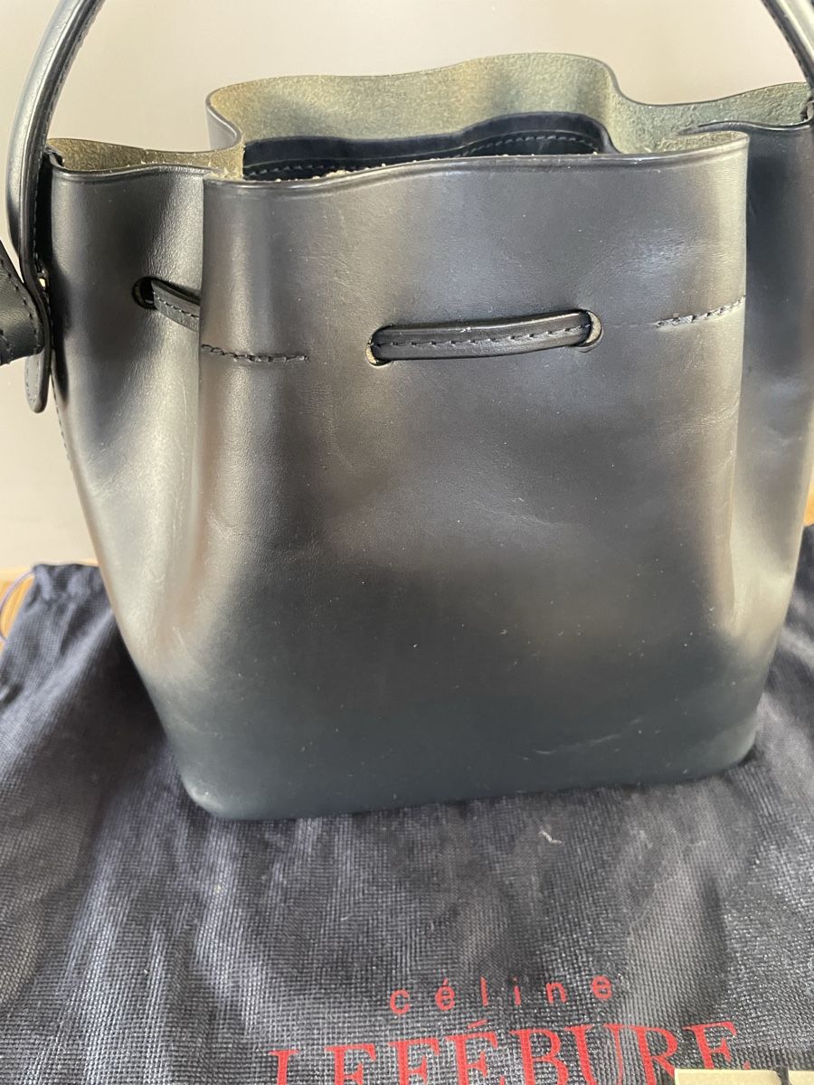 Borse da donna: Celine Lefebure Beuteltasche dunkelblaues Leder – Usato da Baar venduto da sabisun66 2