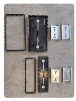 2x Auto-Kennzeichenhalter-Set, Top Zustand, Komplett