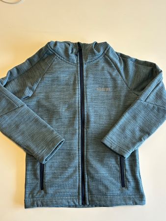 SHERPA Kinder-Fleecejacke mit Kapuze - Gr. 110/116 - wie neu