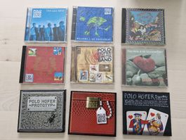9 Polo Hofer und SchmetterBand CDs Konvolut Zustand wie neu!