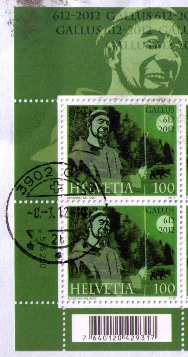 Tutti i francobolli: 2012_1423_1400 J. GALLUS_Bogen+Freistempel_MOND-EIL-FDC !! – Usato da Marthalen venduto da Ch_quality 3