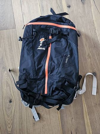 ABS Lawinenairbag / 15 L Zip on / Karbon / Griff