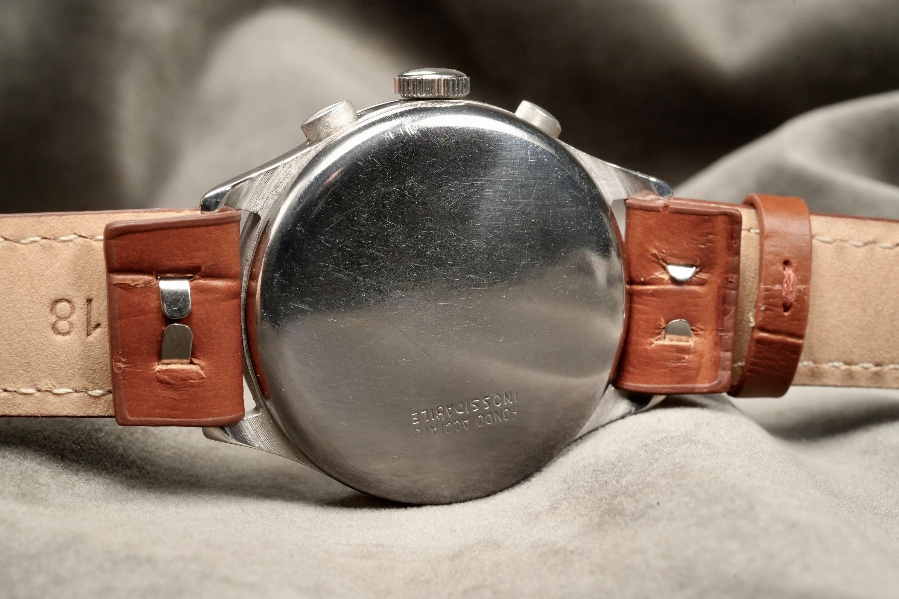 Angelus Orologi: Chronometer Henglebert - Original 1930`s Step-Case Chrono – Usato da Morcote venduto da chronoservice 6