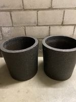 2x Übertöpfe, wetterfest, modern, Höhe 33cm