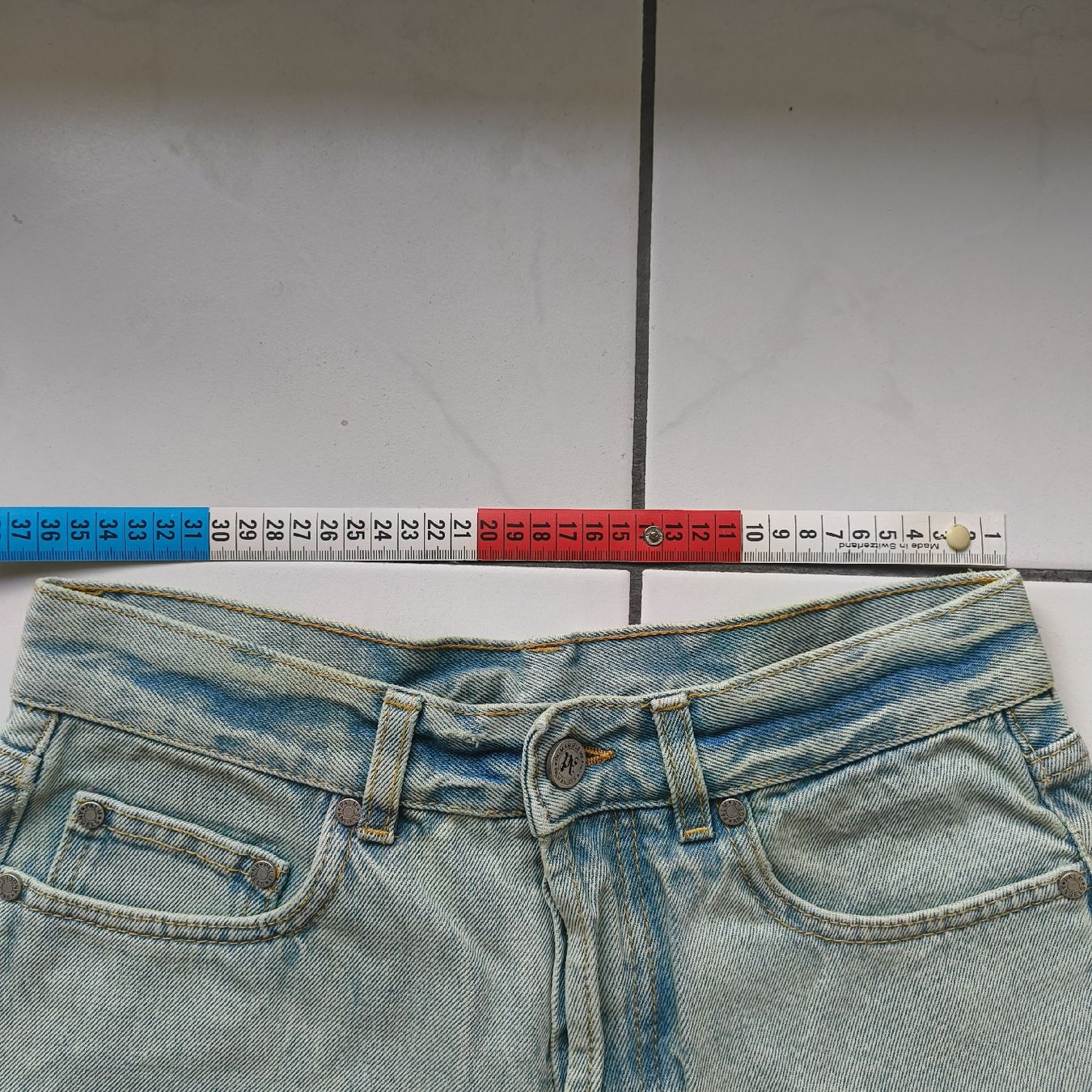 Palm Angels Jeans: Palm Angels Jeans, hellblau, Grösse 30 – Nuovo e nell'imballaggio originale da Uitikon Waldegg venduto da PJLS1 2