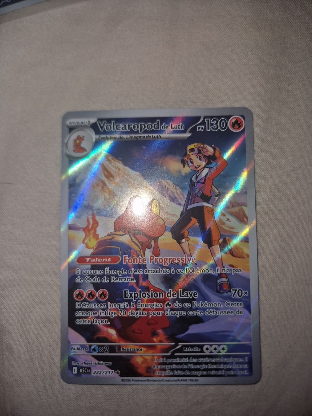 Pokémon Carte collezionabili: Volcaropod de Luth Pokémon  – Difettoso da Les Acacias venduto da S.Vieira 1