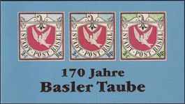 1995, Blockausschnitt aus W79 zum Jubiläum der Baslertaube.