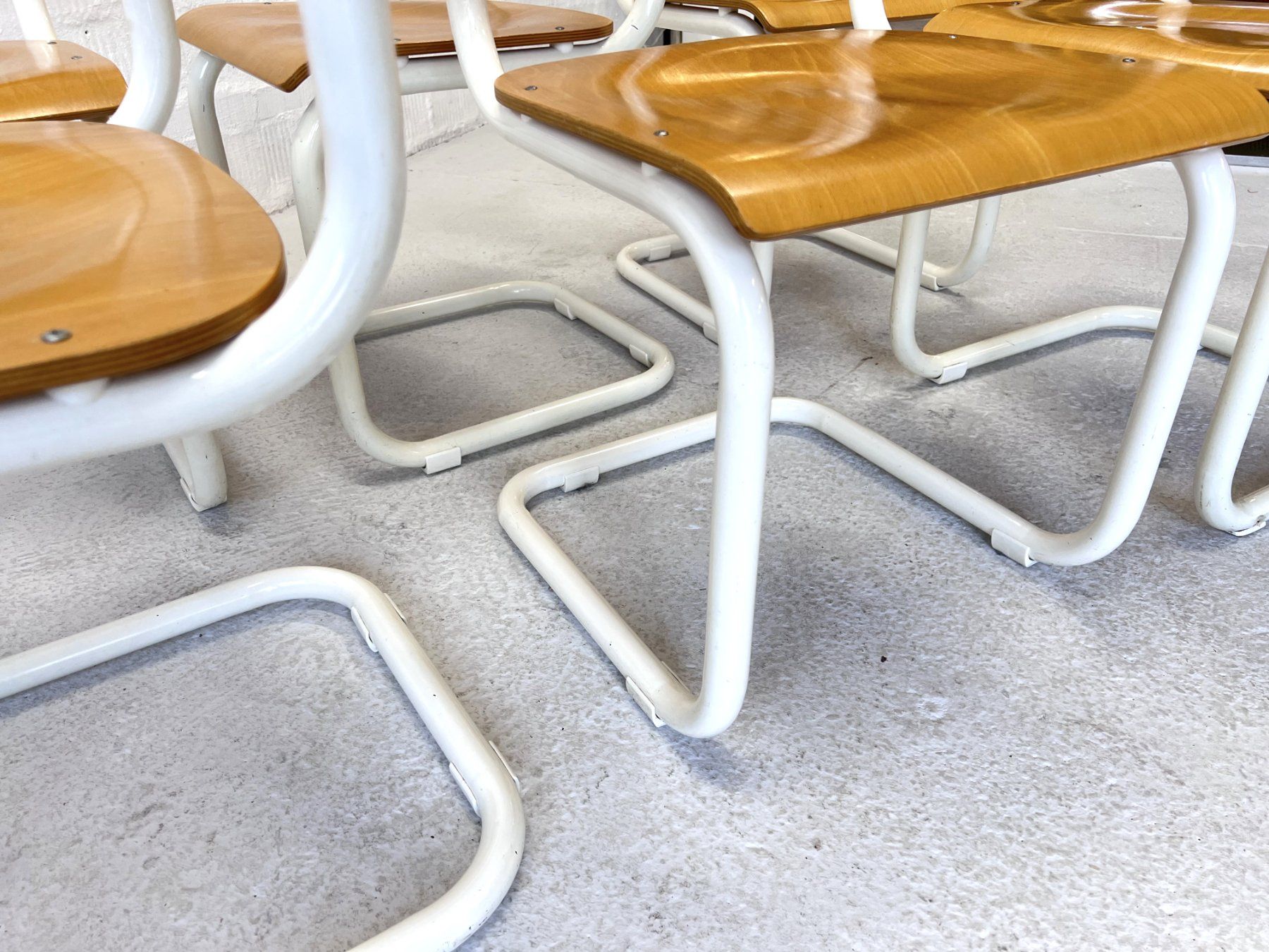 Stühle: Vintage Freischwinger Stühle - RUMAS - Denmark – Gebraucht aus Walzenhausen von stilvollwohnen 4
