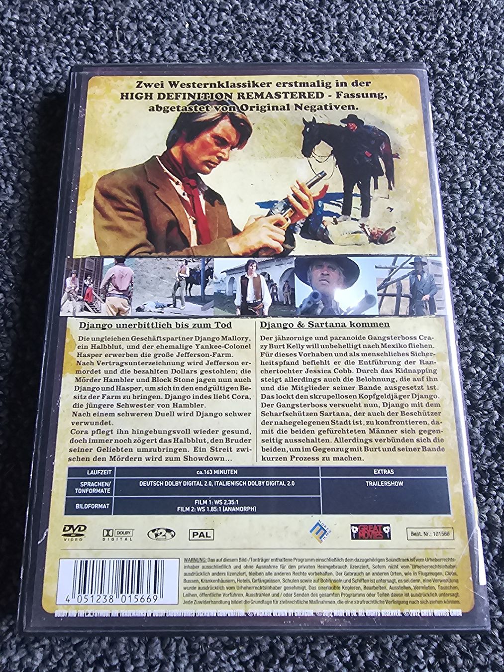 Tutti i DVDs: DVD Double Feature Django Western (23362) – Usato da Ruswil venduto da jan_bxl5 1