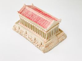 Miniatur-Modell des Parthenon – Handbemalt, Massstab 1:465