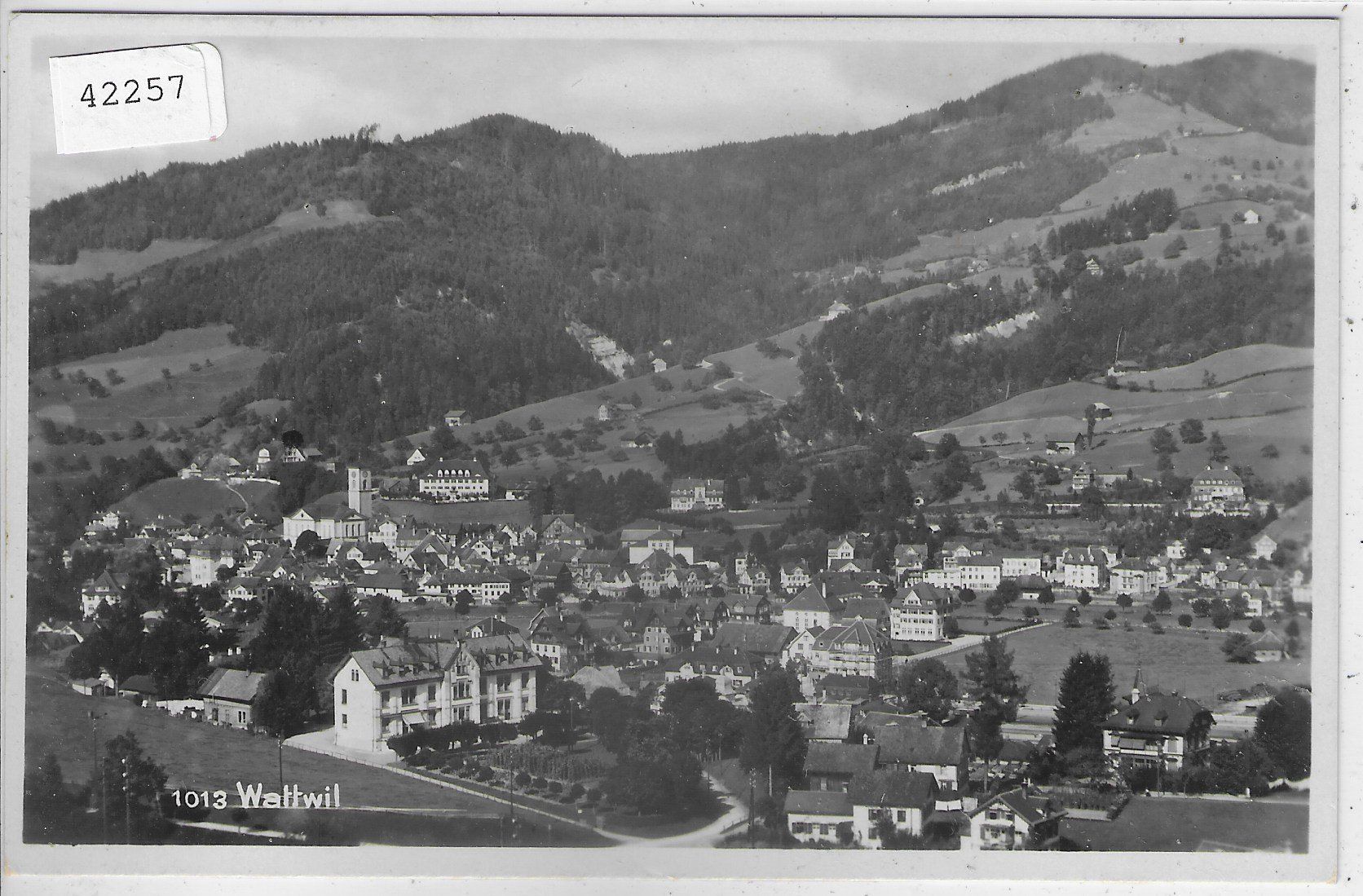 Cartoline postali: Wattwil - Generalansicht – Usato da Ettingen venduto da Kartenplanet