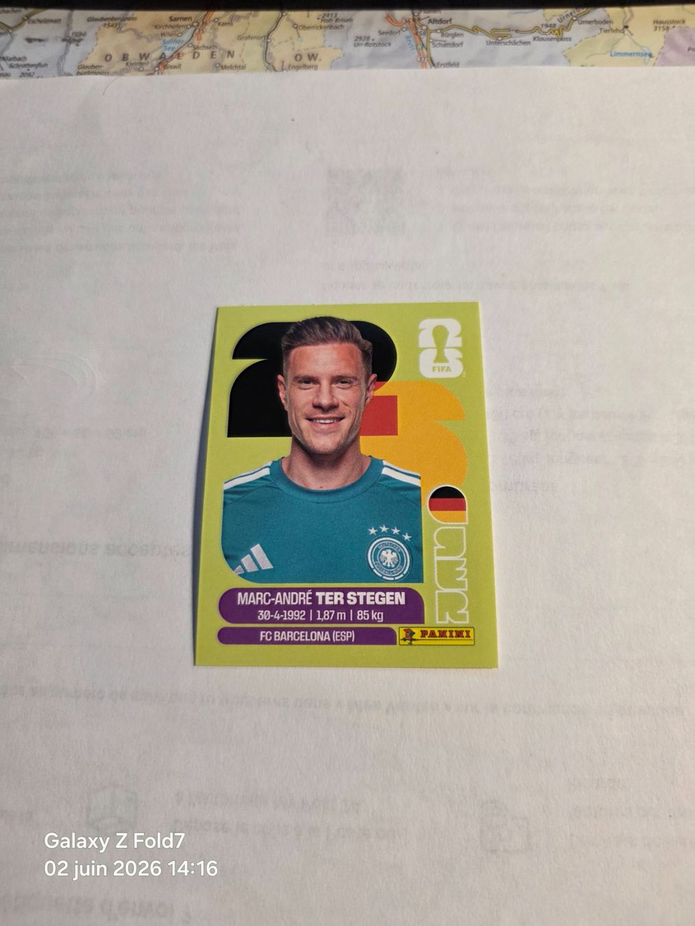 Panini Carte collezionabili: Panini  2026 MARC-ANDRE TERSTEGEN GER 2 – Nuovo (secondo la descrizione) da Grand-Lancy venduto da Seo67