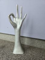 Vintage Schmuckhalter Hand Silber Einzigartige Deko 80er