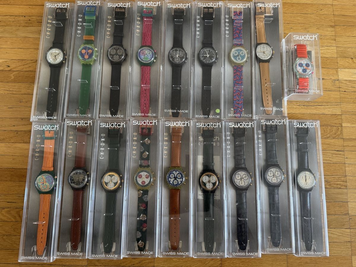 Swatch Orologi: Swatch chrono sammlung 18stk – Usato da Zunzgen venduto da milesdavis76 7