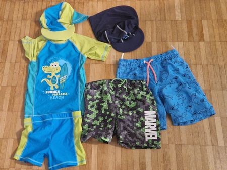 Badekleider Set Gr. 116