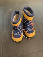 Affenzahn Winterschuhe blau gelb Grösse 27 