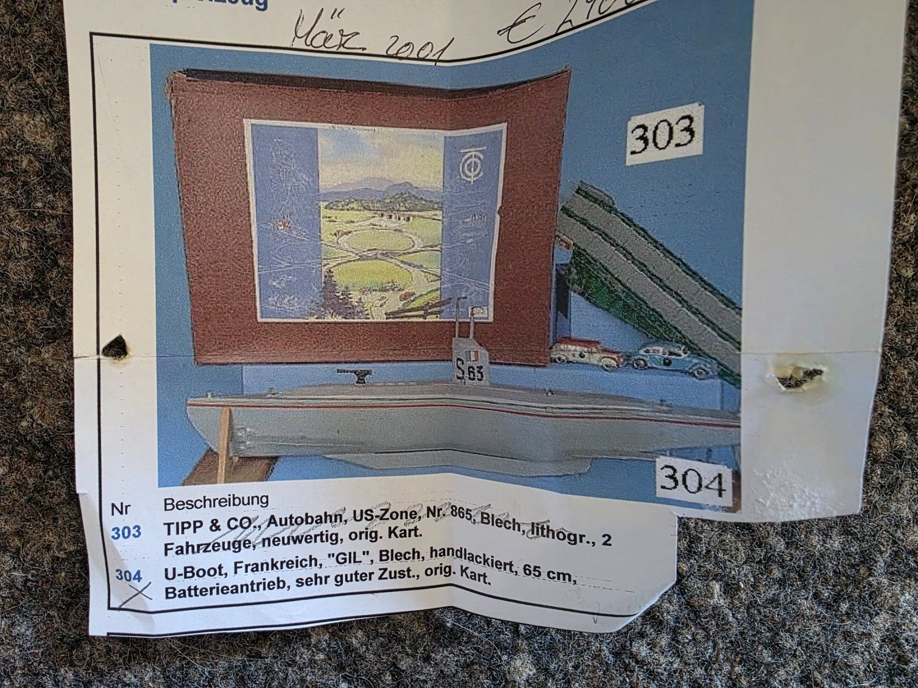Kit di modellismo & Modellini statici: Antikes U-Boot (Modell) – Usato da Möhlin venduto da jau_9lv7 1