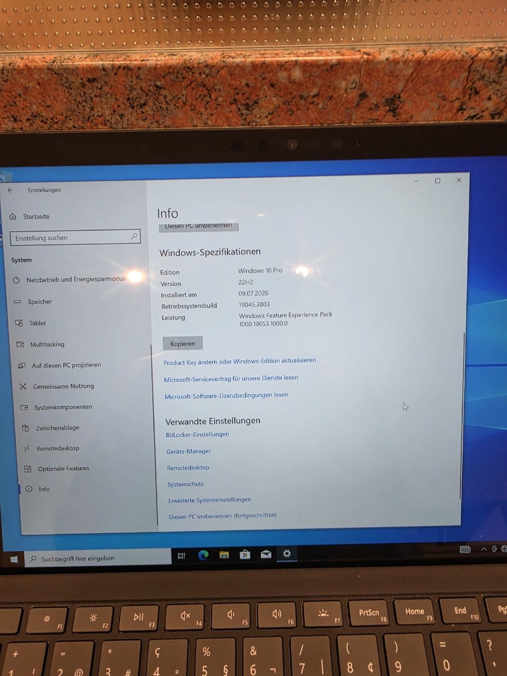 Microsoft Notebook: Surface Pro 7 i5 8GB RAM 128GB SSD Windows 10 Pro  – Usato da Grafenried venduto da chris1898 1
