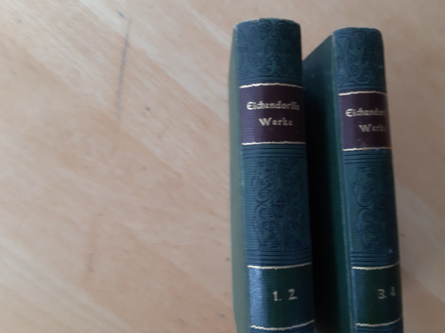 Bücher: Joseph Freiherr v. Eichendorffs Werke, 2 Bände, Antik – Gebraucht aus Rotkreuz von nigal 1