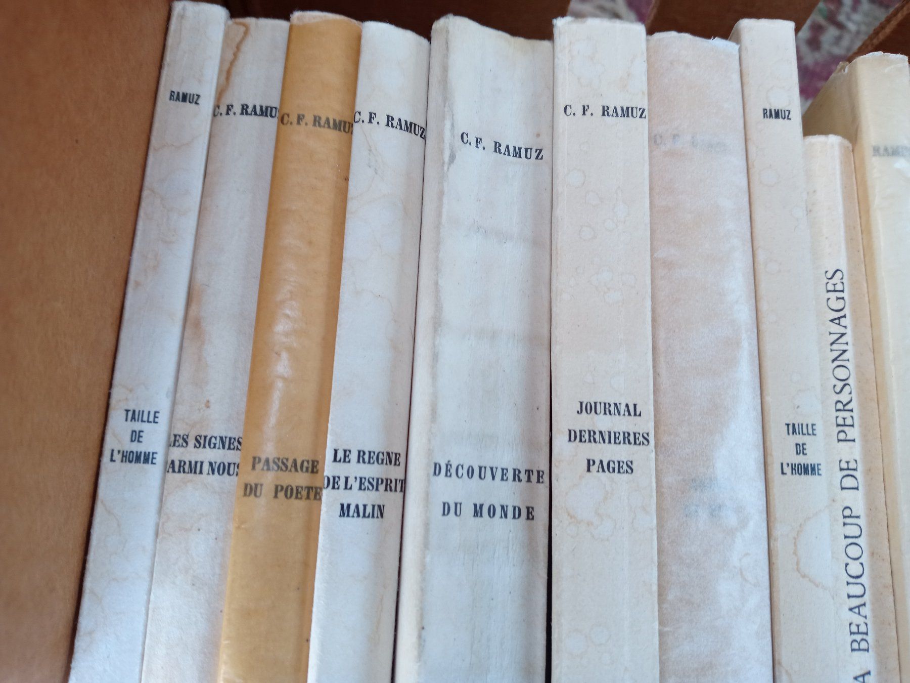 Libri: collection de livre  C.F Ramuz – Usato da Prez-vers-Siviriez venduto da Monija70 1