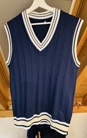 Pantaloni da uomo grigi nuovi + 2 gilet maglia nuovi XXL 