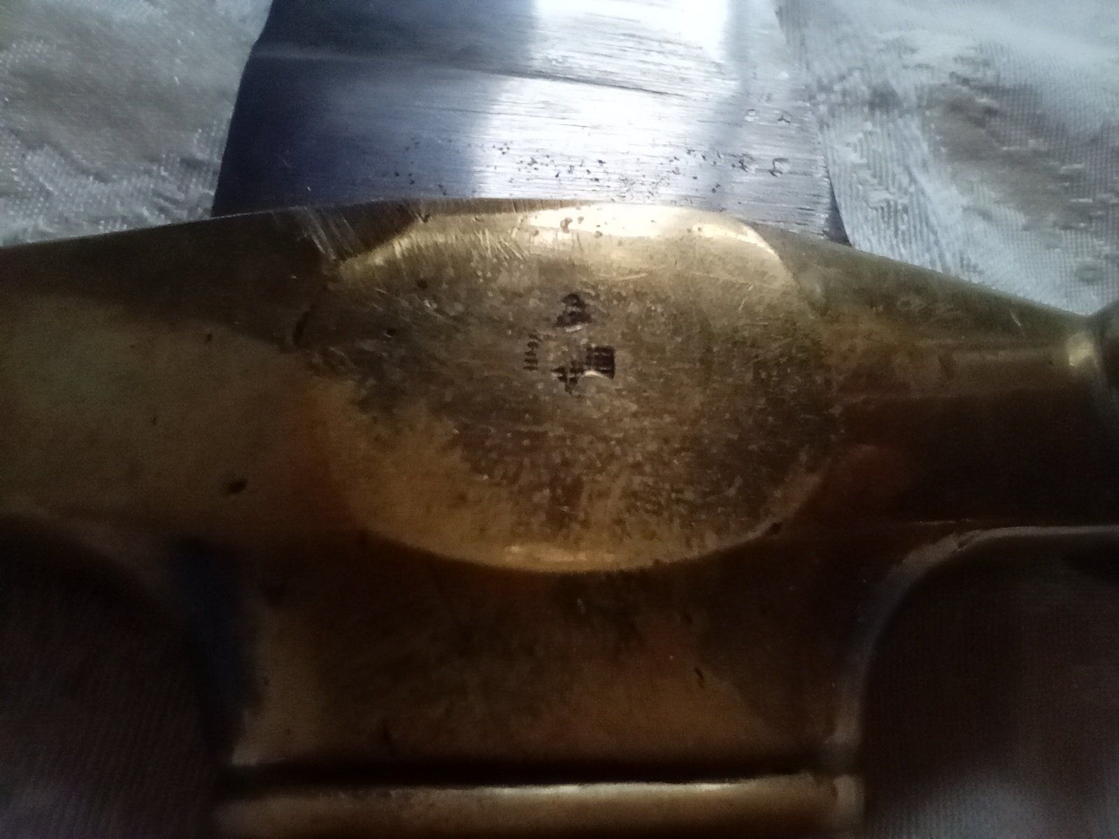 Posate: Antikes ,,Napoleon"- Messer Messinggriff 718 Gramm Dolch – Usato da Oberdorf BL venduto da Barocki888 6