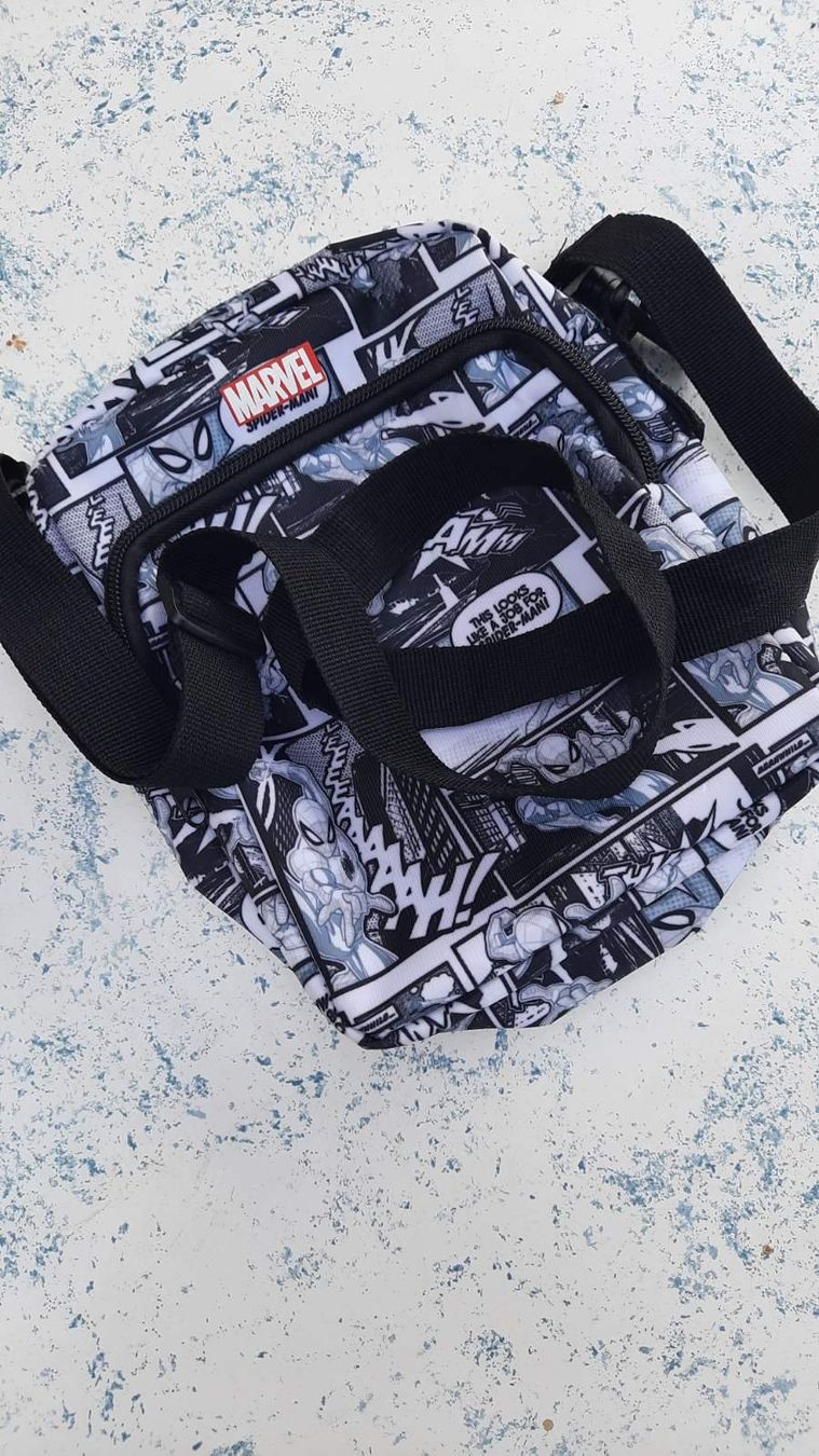 Taschen: Tasche Marvel Spiderman Comic Print schwarz – Gebraucht aus Baden von Boroda 1