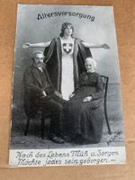 100 Jahre alte Postkarte Altersversorgung 1924 AHV