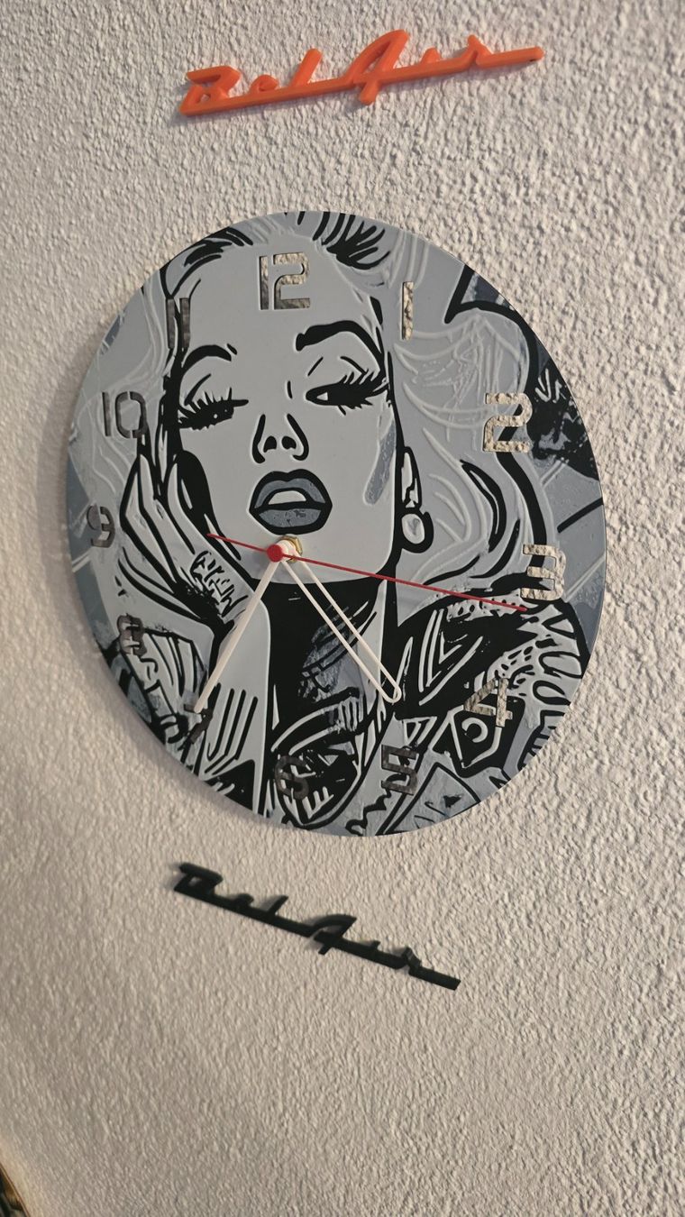 Orologi da terra & Orologi da parete: Marilyn Monroe Wanduhr – Nuovo (secondo la descrizione) da Winznau venduto da johny_wayne 2
