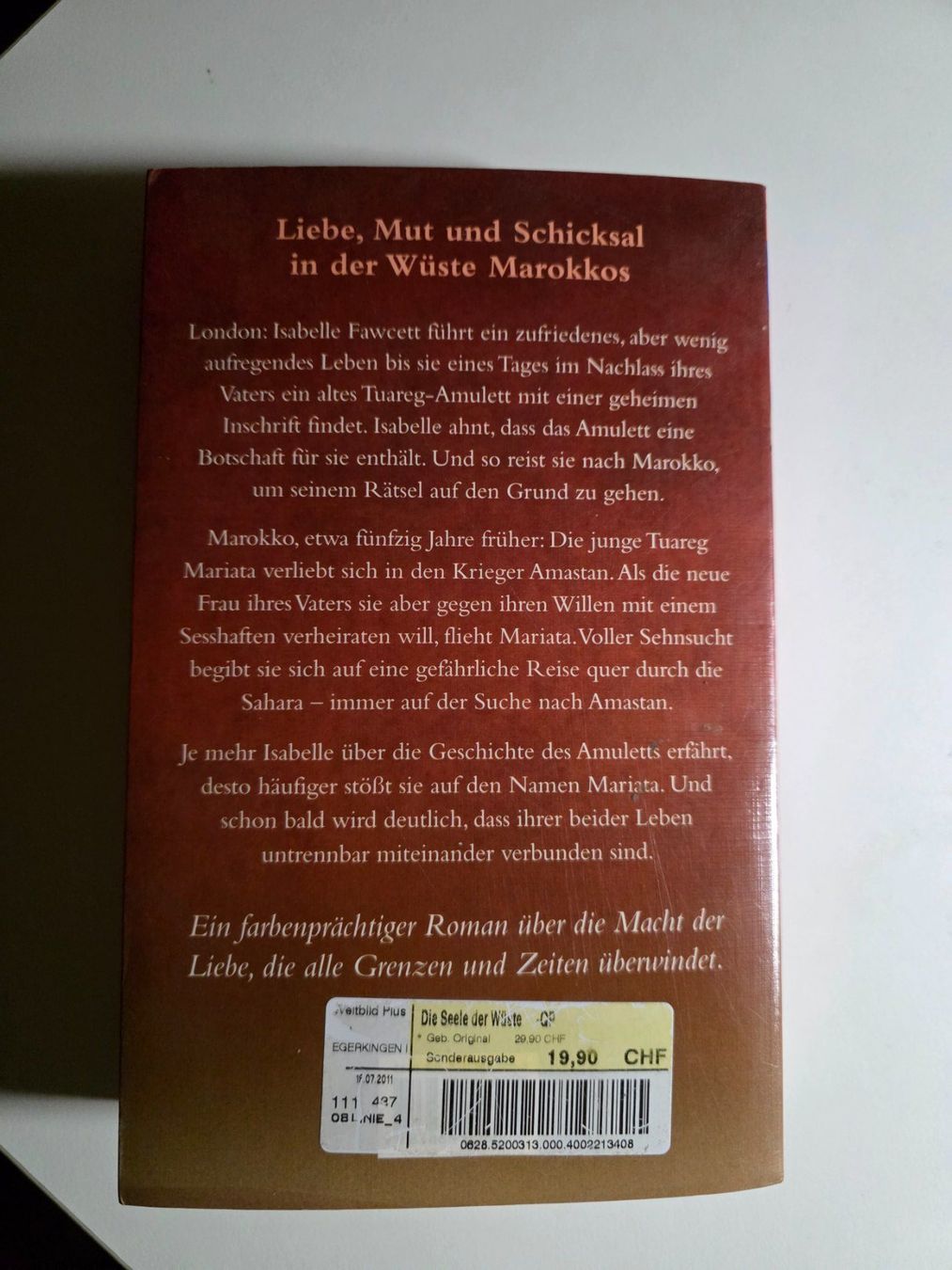 Bücher: Die Seele der Wüste - Jane Johnson - Roman 2014 – Gebraucht aus Walterswil BE von Lonitti 4