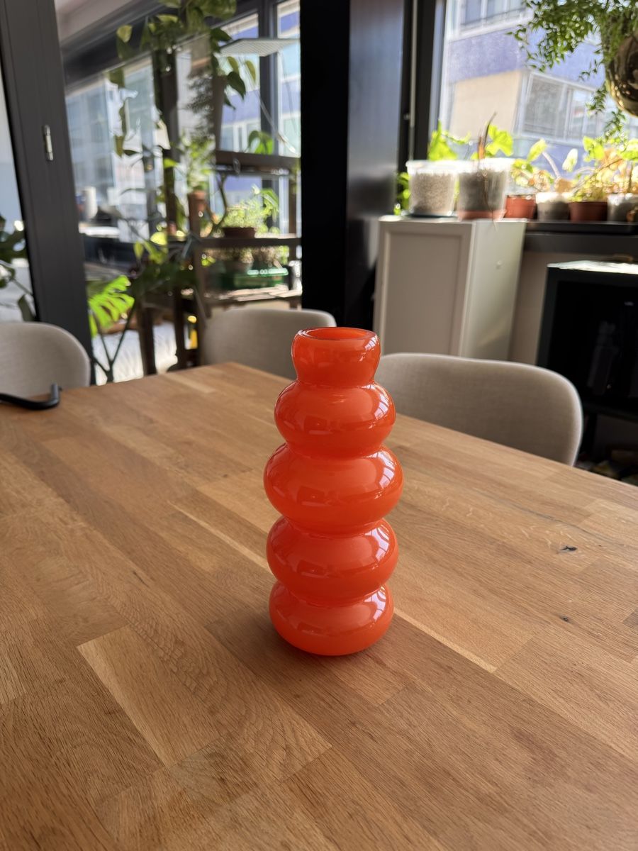 Ikea Vasi & Recipienti: Vase orange pop art – Usato da Zürich venduto da johnny9415