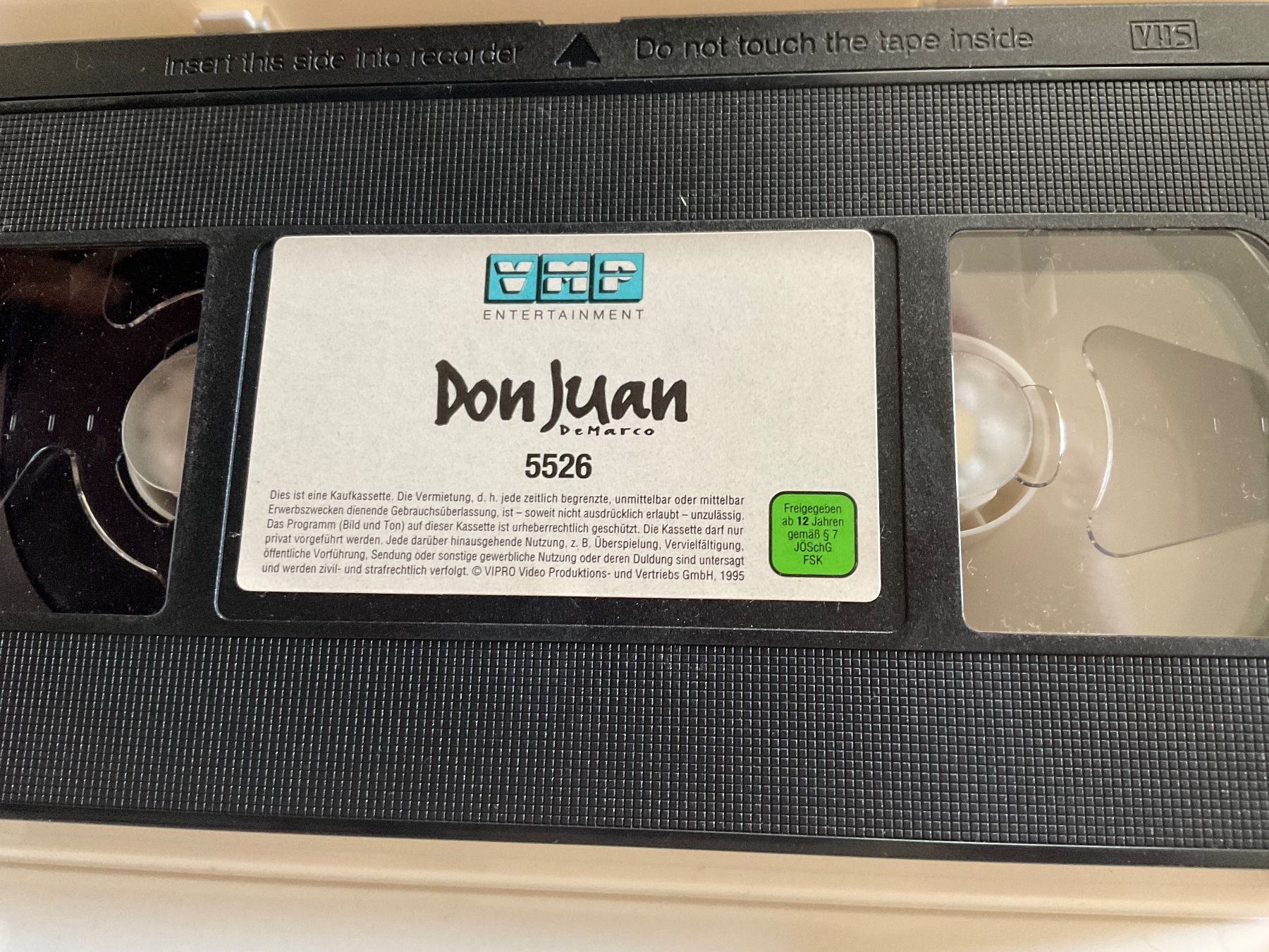 Alle VHS: VHS Don Juan de Marco – Gebraucht aus Biel/Bienne von heygio 1