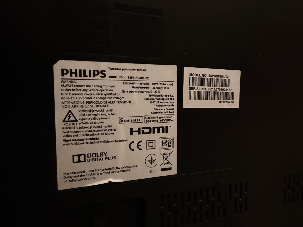 Philips Fernseher: Fernseher Philips mit Standfuss und Fernbedienung – Gebraucht aus Embrach von Ilaila94 1