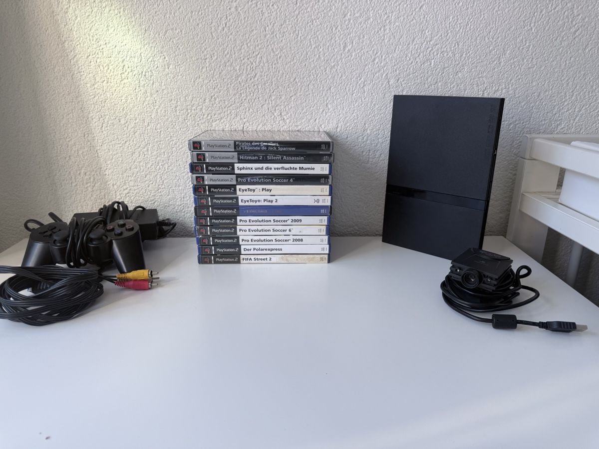 Sony Konsolen: Ps2 + jeux – Gebraucht aus Plasselb von val_6dkn