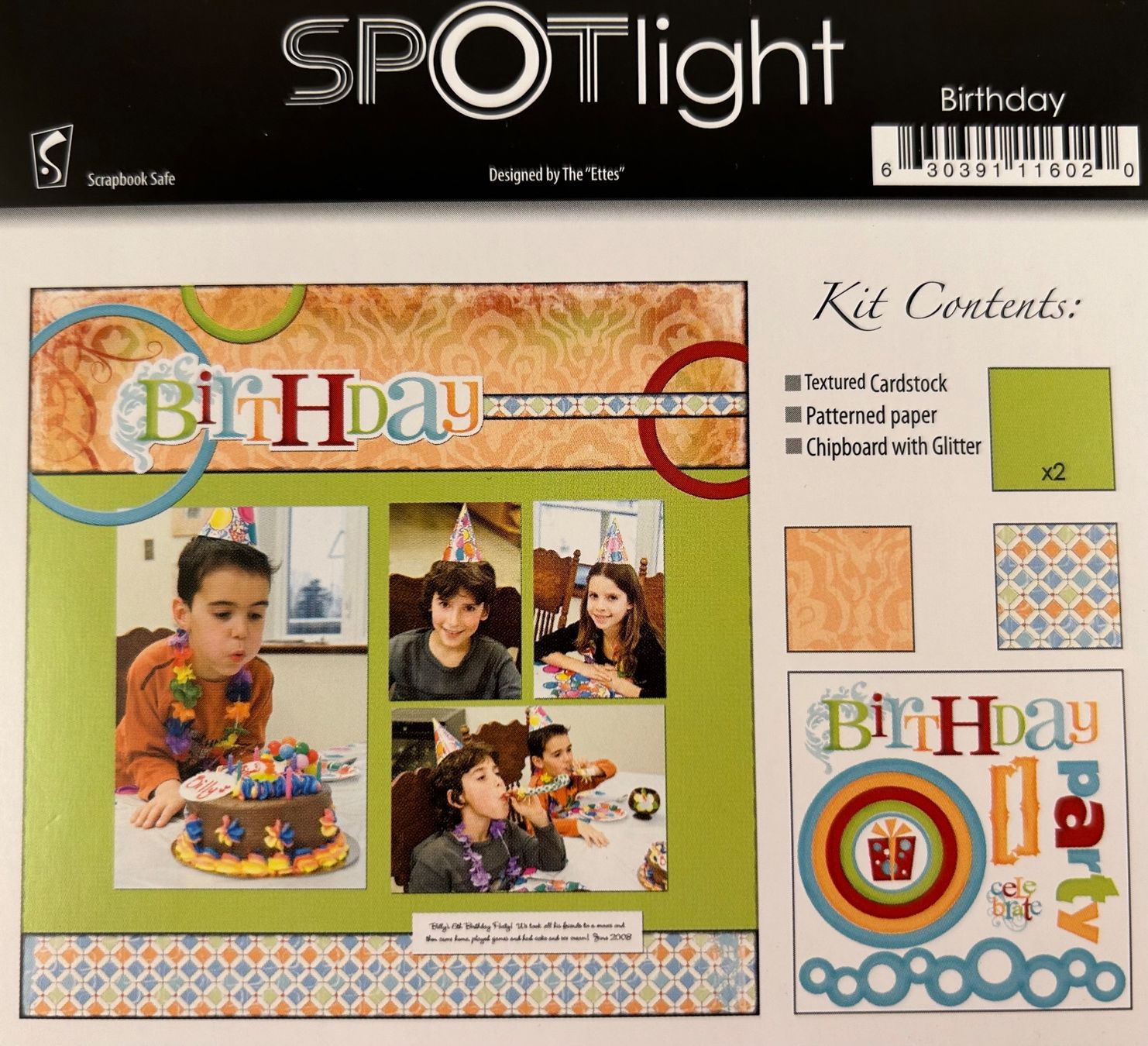 Carta: Scrapbook Paper Kit -Birthday – Nuovo e nell'imballaggio originale da Wichtrach venduto da Mona1994 1