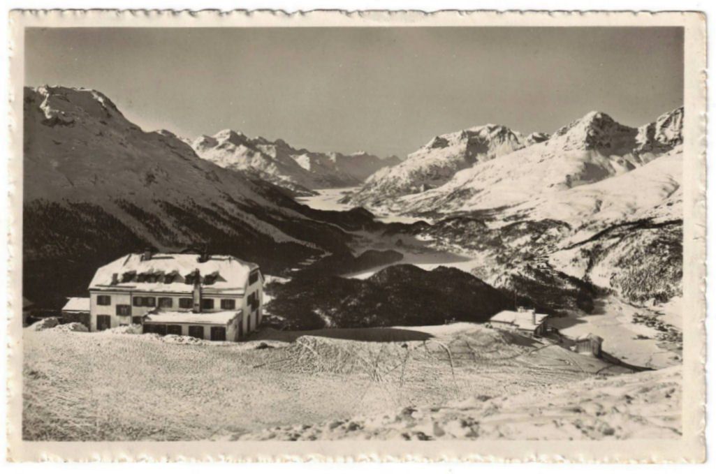 Cartoline postali: St. Moritz - Standseilbahn Muottas Muragl Bergstation – Usato da Binningen venduto da Mountainrider
