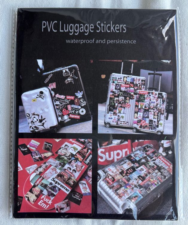 Koffer Sticker Set - Airlines - PVC Luggage Stickers (Neu und ...