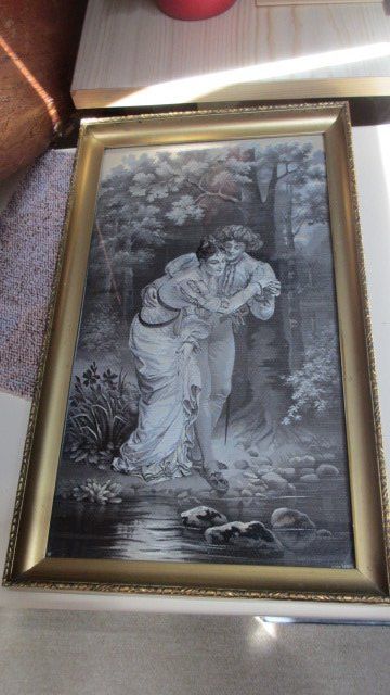 Dipinti: Tableau en toile de soie – Usato da Monthey venduto da piratefm