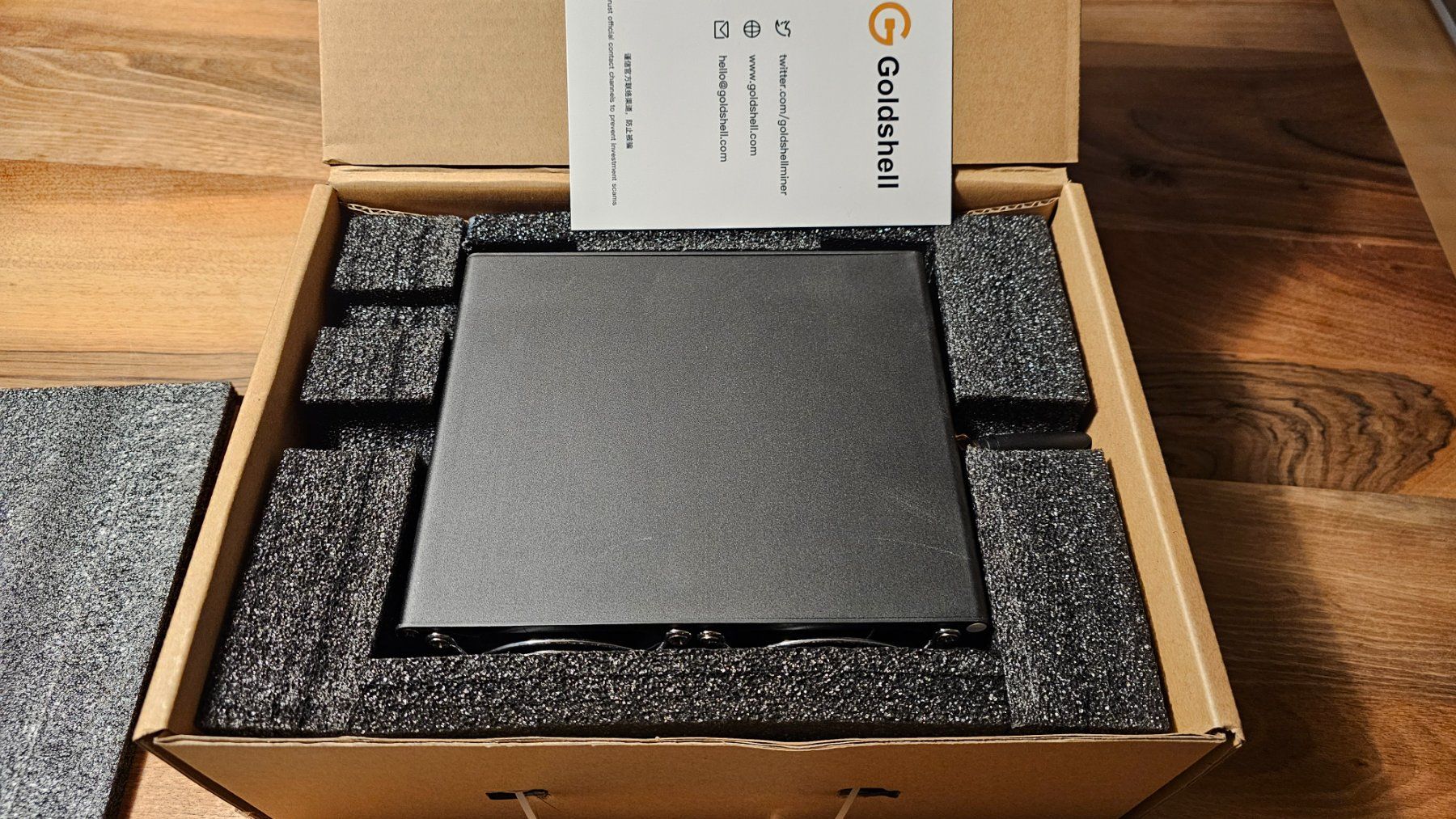 Coin Miner: Goldshell KD-BOX Pro 2.6TH/s 240W – Usato da Dorf venduto da Miner-supply 3