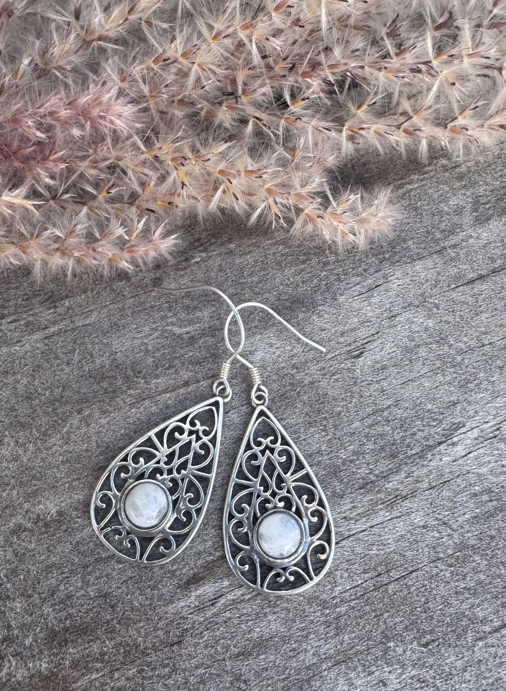 Orecchini pendenti & Orecchini a lobo: Wunderschöne Silber Ohrhänger in Blatt-Form mit Stempel – Nuovo e nell'imballaggio originale da Rombach venduto da Ivreajewels 4