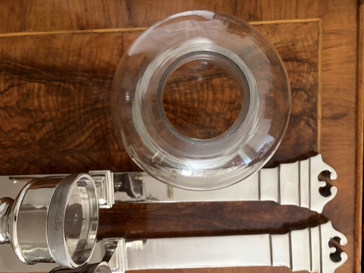 Lampen: Wandleuchter Windlicht Hurricane Datcha 2er Set vernickelt – Gebraucht aus Zürich von mimikiki100 4