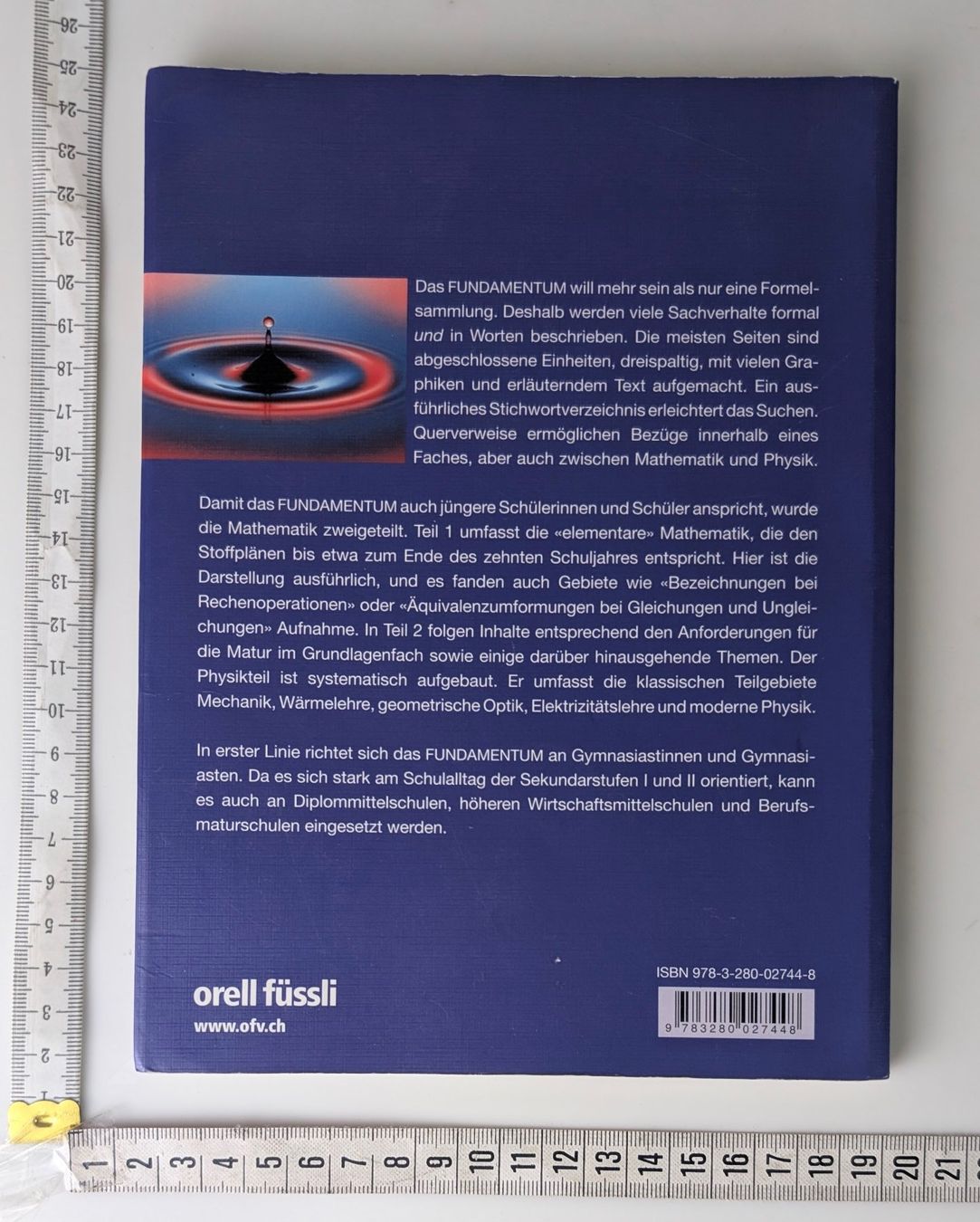 Libri: Fundamentum Mathematik und Physik Sek I+II – Usato da Zürich venduto da axolottchen 1