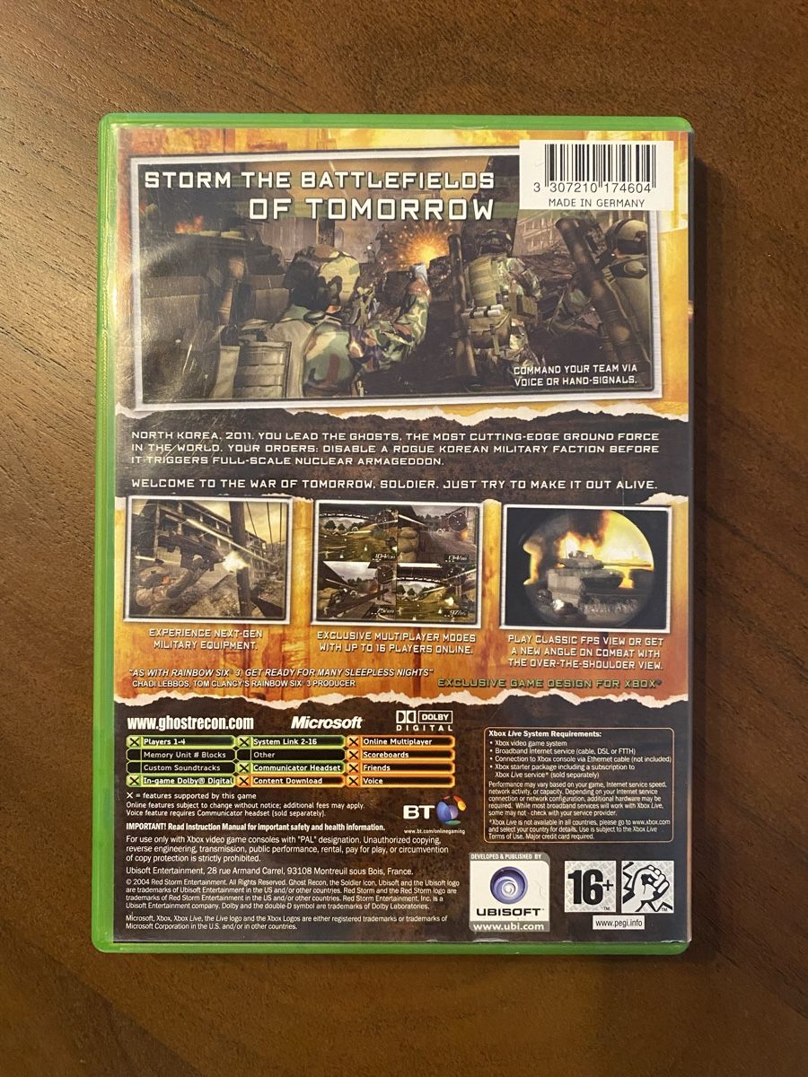 Microsoft Giochi: Tom Clancy's Ghost Recon 2 für Xbox – Usato da Thunstetten venduto da Virus_33 2